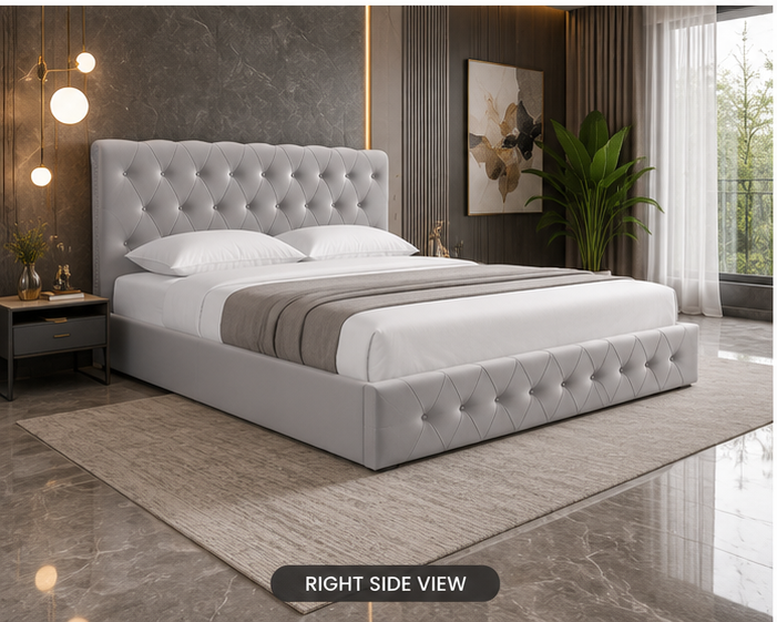 Lit Coffre 180x200 cm – Lit King Size avec Rangement Intégré – Image 2
