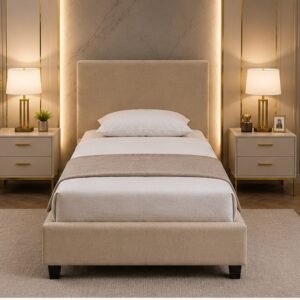 Lit 1 Place 90x190 cm – Mobilier Élégant, Qualité Supérieure et Confort Optimal au Quotidien