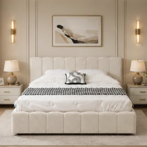 Lit Coffre Velours 180x200 cm – Grand Rangement, Lit King Moderne, Finition Haut de Gamme – 180 × 200 cm - Lit Coffre - Lit Coffre king size (Copy)