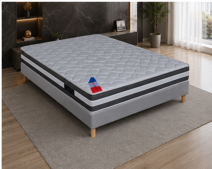 Sommier 140x190 cm Confort Premium – Structure Robuste – Image 2