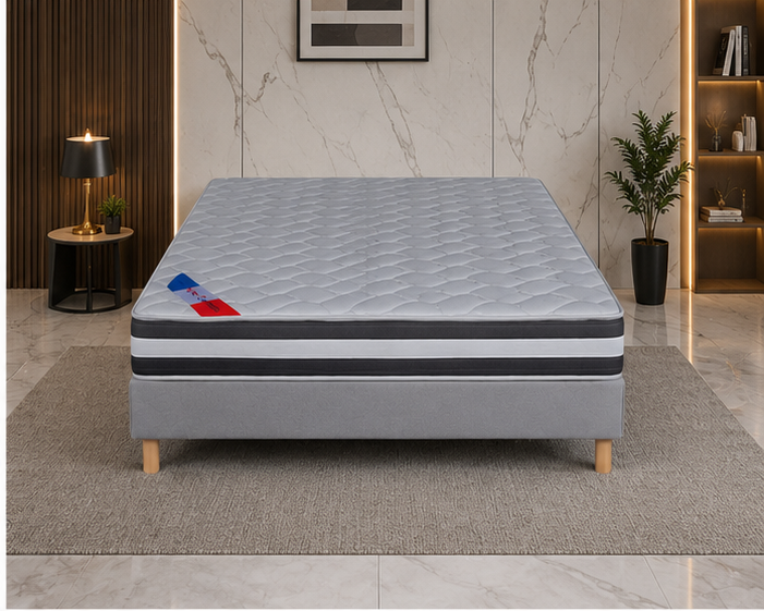 Sommier 140x190 cm Confort Premium – Structure Robuste