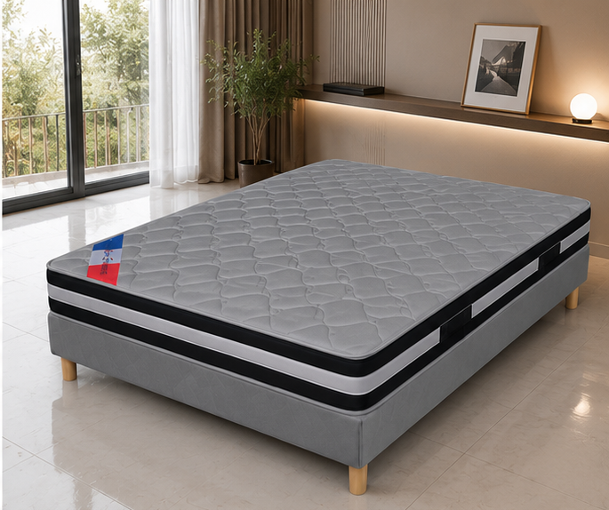 Sommier 160x200 cm Premium – Structure Renforcée, Design Élégant et Qualité Supérieure – Image 2