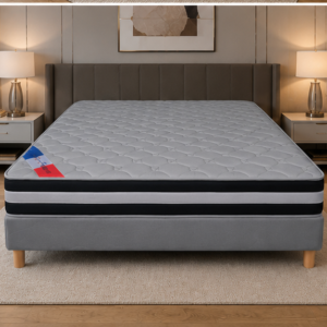 Sommier 160x200 cm Premium – Structure Renforcée, Design Élégant et Qualité Supérieure