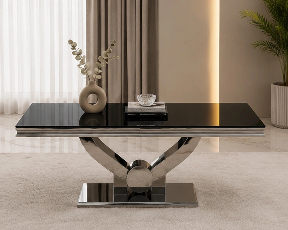 Table Basse Contemporaine Design – Table Élégante pour Salon Moderne et Décoration Tendance