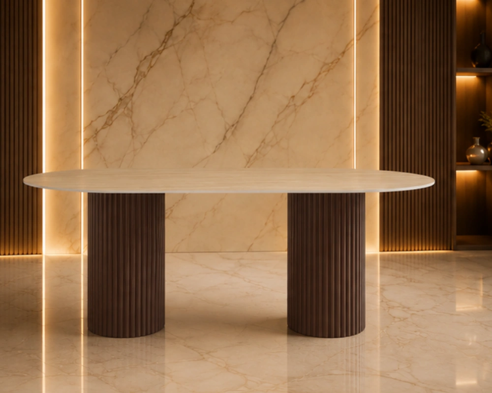 Table de Repas Ronde – Élégance et Design Contemporain