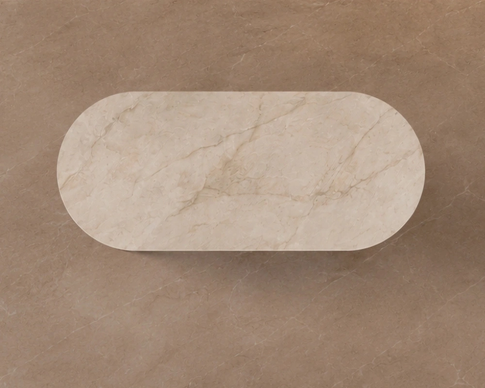 Table à Manger Moderne avec Plateau Effet Marbre – Design Élégant – Image 2