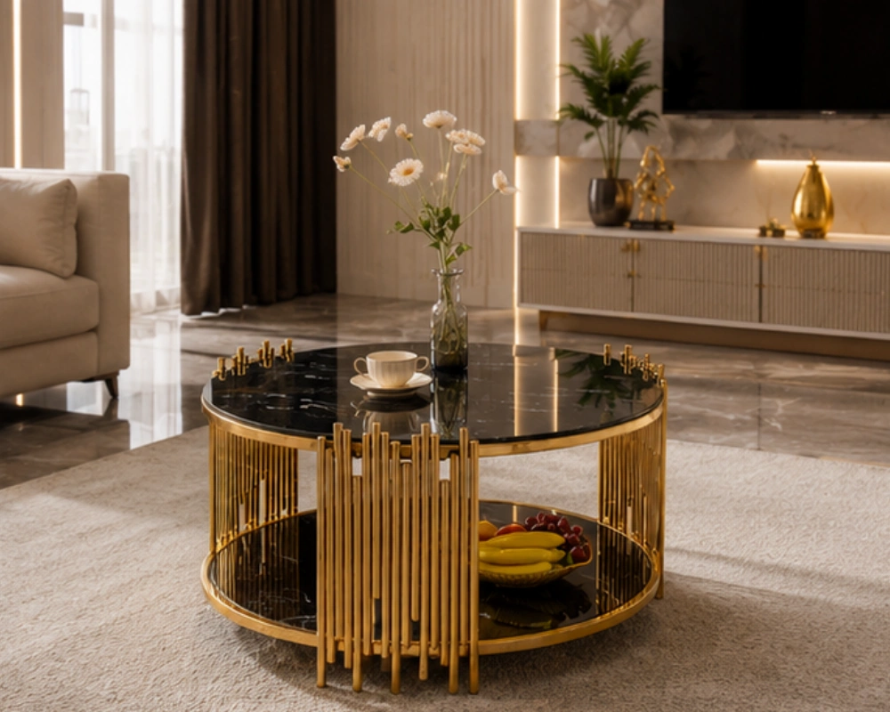 Table Basse Élégante Design pour Salon – Mobilier Moderne et Sophistiqué