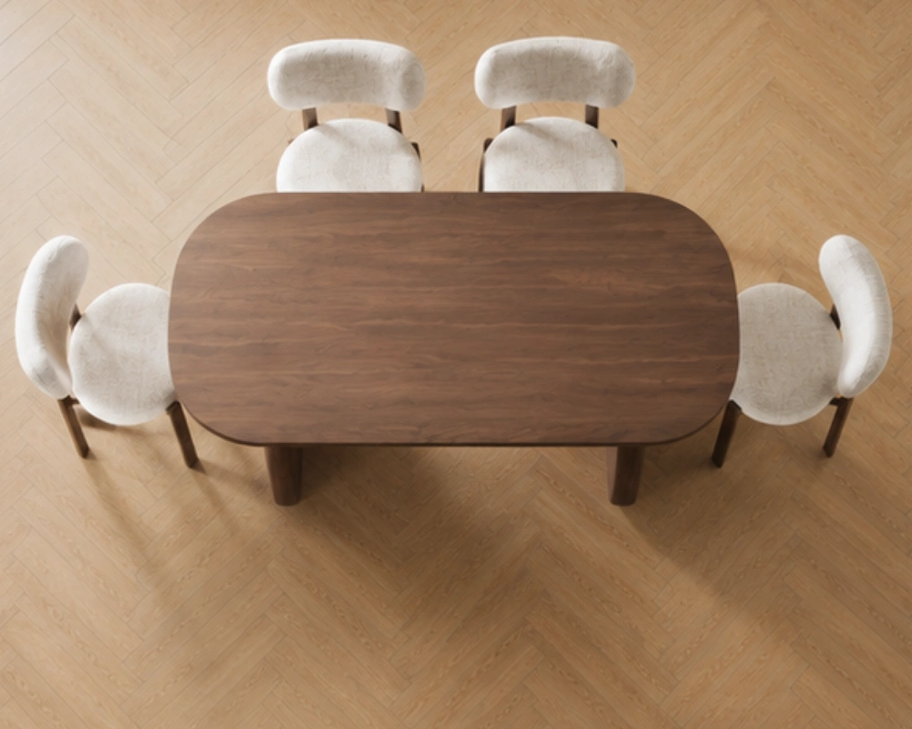 Table à Manger Moderne avec 4 Chaises - Ensemble Mobilier Repas Élégant – Image 4
