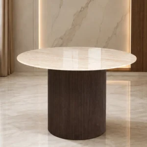 Table de Salle à Manger Design – Forme Ronde et Style Contemporain