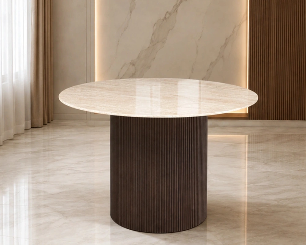 Table de Salle à Manger Design – Forme Ronde et Style Contemporain