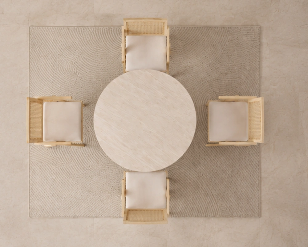 Ensemble Table et 4 Chaises Design - Mobilier Salle à Manger Contemporain – Image 2