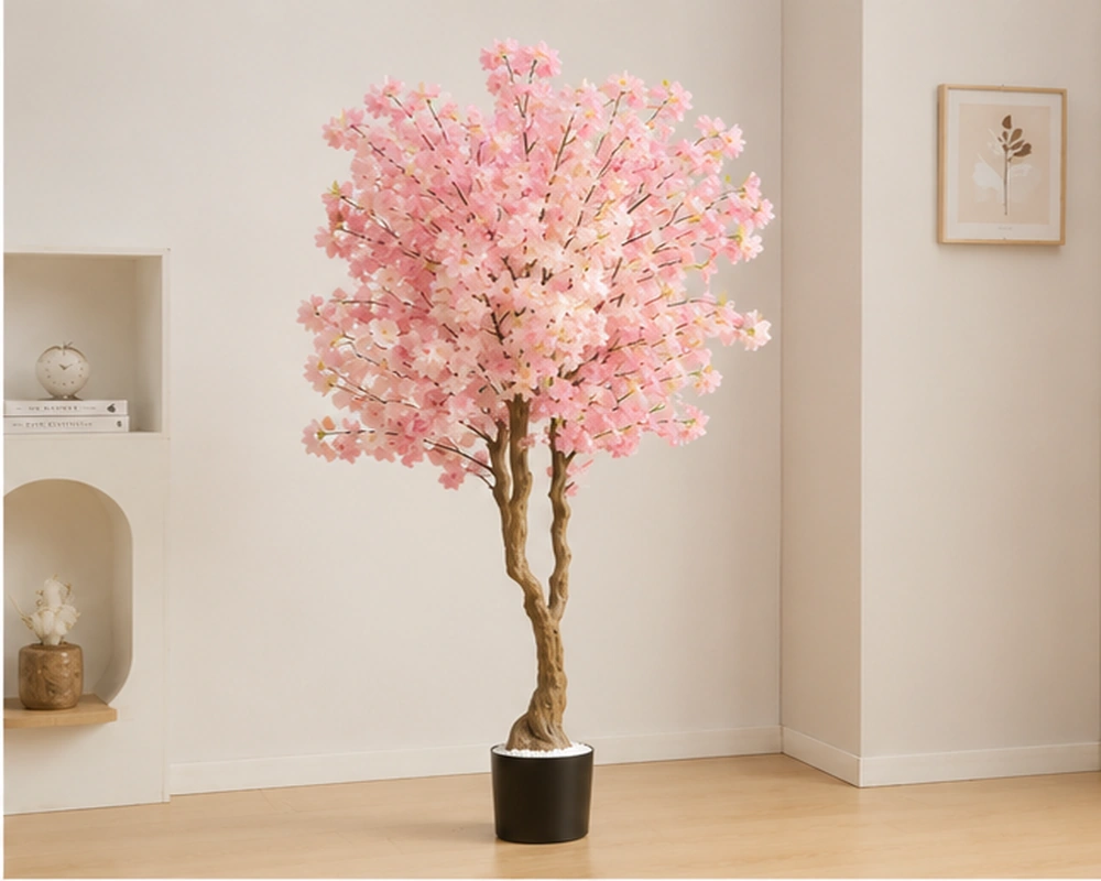 Arbre de Cerisier Artificiel Rose – Décoration Intérieure Élégante\Cerisier Japonais Artificiel Rose – Déco Maison Moderne