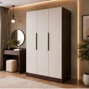 Grande Armoire 3 Portes de Rangement - Armoire de Chambre 3 Portes Moderne - Armoire 3 Portes - Armoire 3 Portes avec Grand Espace de Rangement