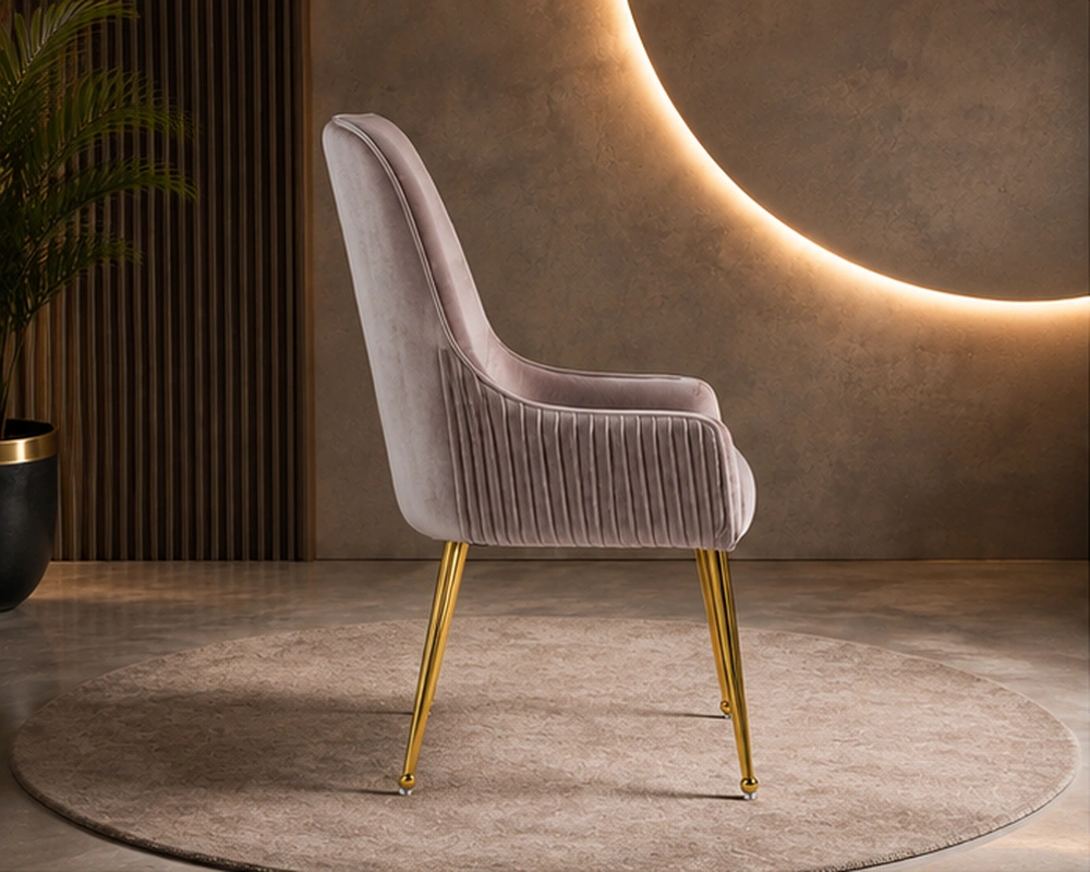 Chaise de salle à manger haut de gamme - Design moderne et assise confortable pour intérieur élégant – Image 3
