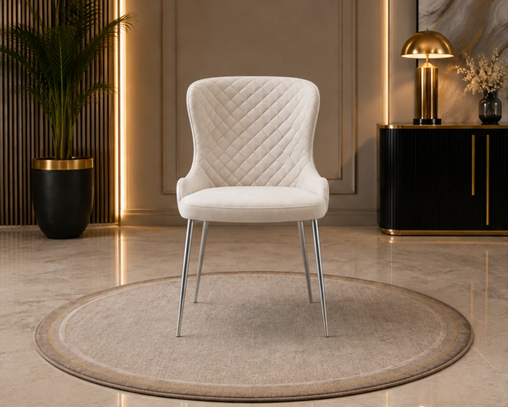Chaise de cuisine moderne et confortable - Design élégant adapté à une salle à manger contemporaine