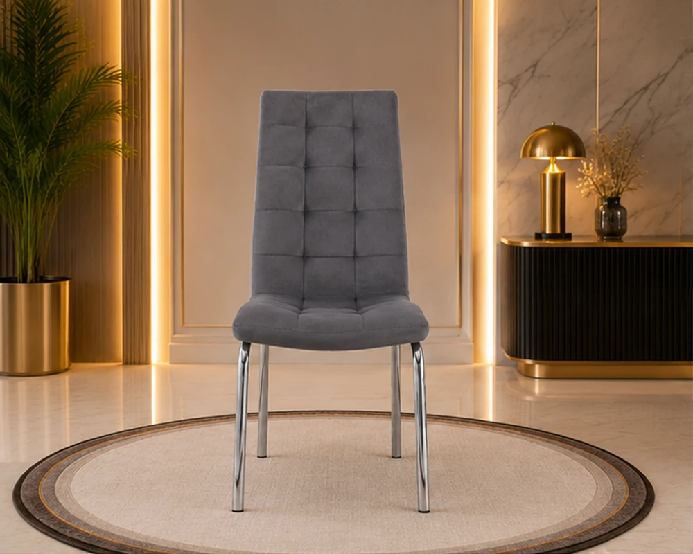 Chaise rembourrée moderne - Chaise de salle à manger confortable et élégante pour intérieur contemporain