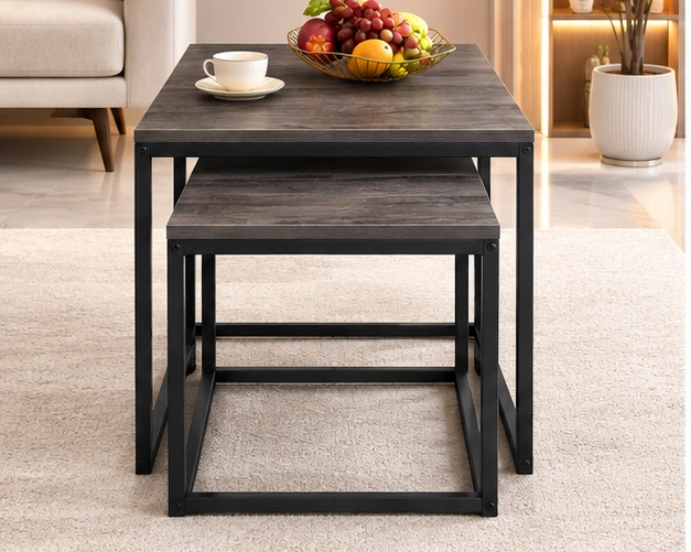 Table Basse Design Moderne | Table Basse Rectangulaire Style Minimaliste – Image 3