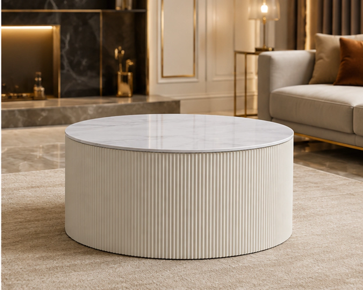 Table Basse Moderne pour Salon Élégant | Table Basse Design pour Intérieur Contemporain – Image 4