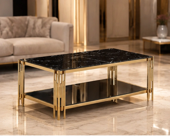 Table Basse Moderne pour Décoration Élégante | Table Basse Haut de Gamme Design Moderne