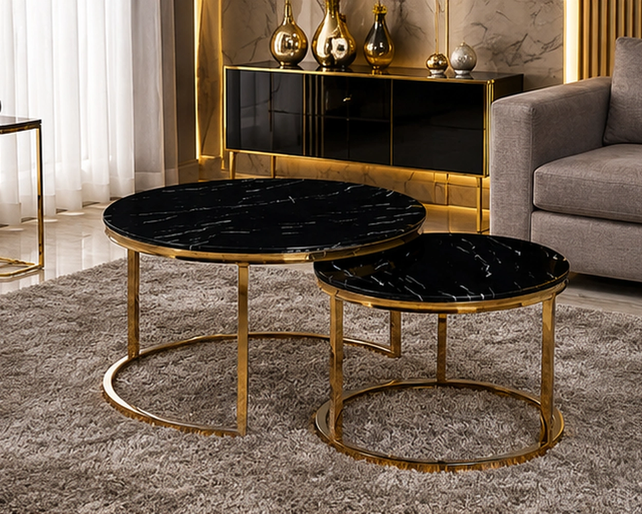 Table Basse Premium pour Décoration Élégante | Table Basse de Luxe Style