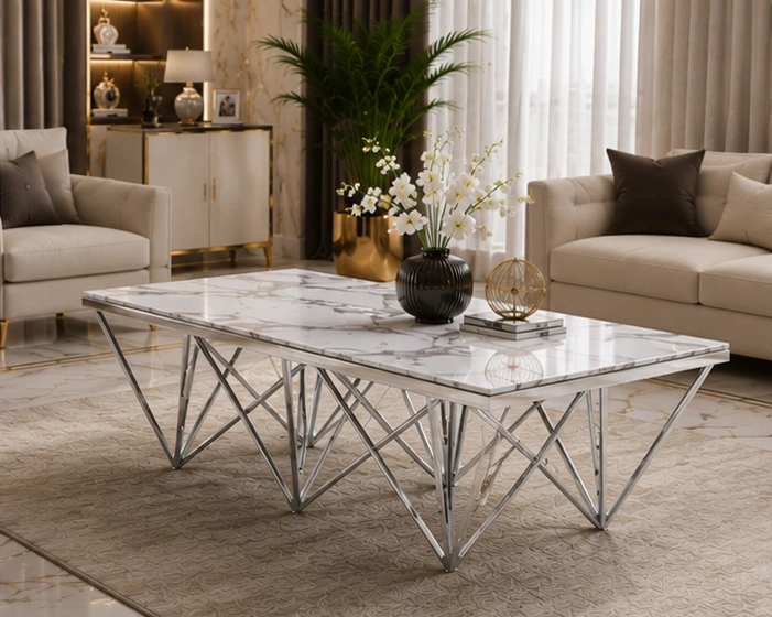 Table Basse Design pour Maison Moderne | Table Basse Contemporaine Élégante – Image 4