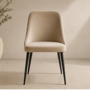 Chaise Confortable en Velours pour Intérieur Moderne - Chaise Design Moderne en Velours