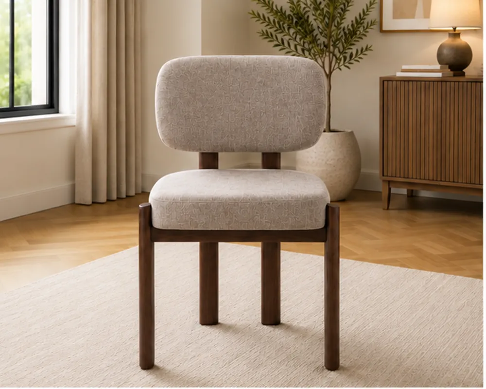 Chaise Design Confortable avec Dossier Soutien - Lot de 4/6 Chaises - Chaises en Bois