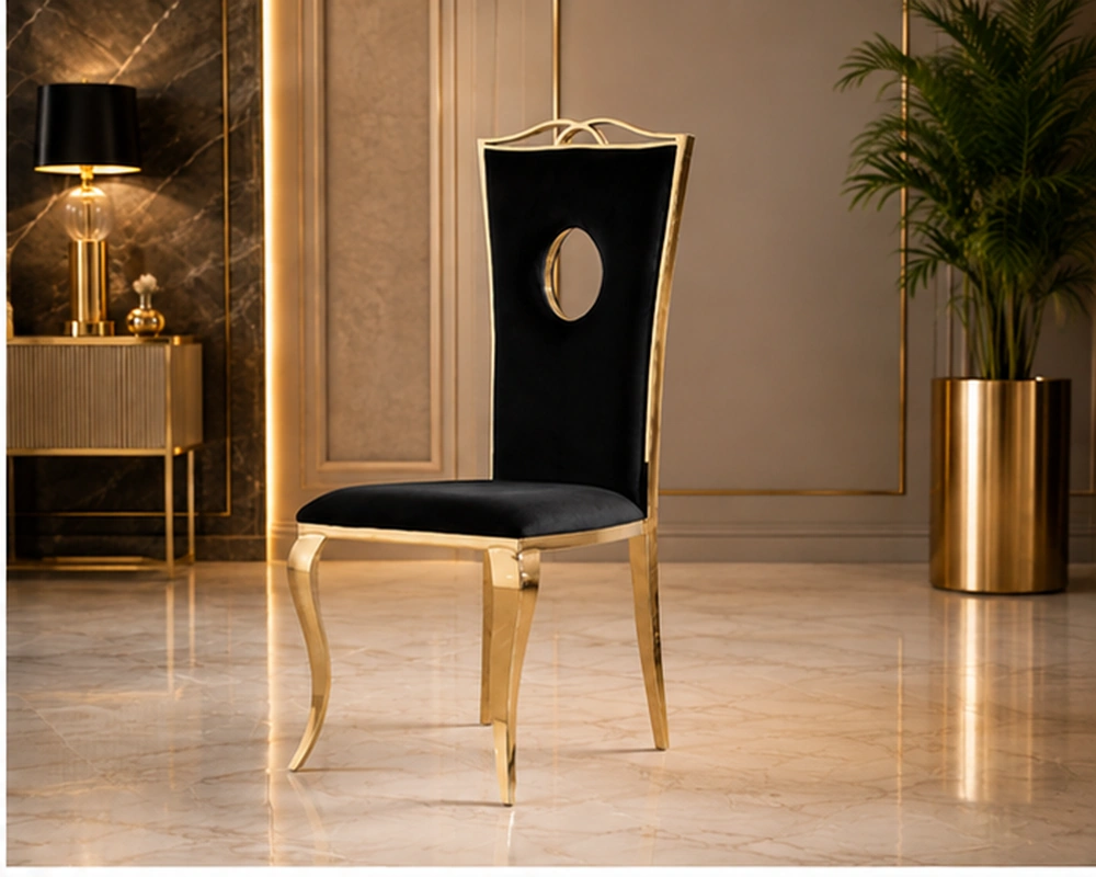 Chaise contemporaine pour cuisine et salle à manger - Assise confortable et design moderne pour la maison – Image 2