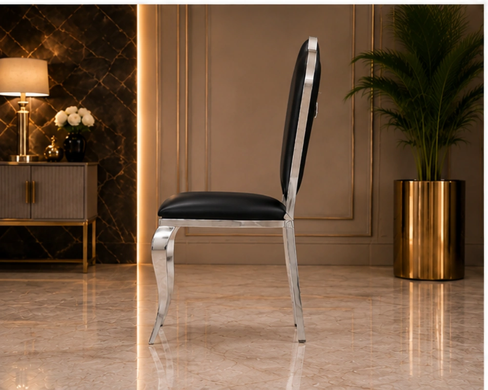 Chaise contemporaine pour cuisine et salle à manger - Assise confortable et design moderne pour la maison – Image 4