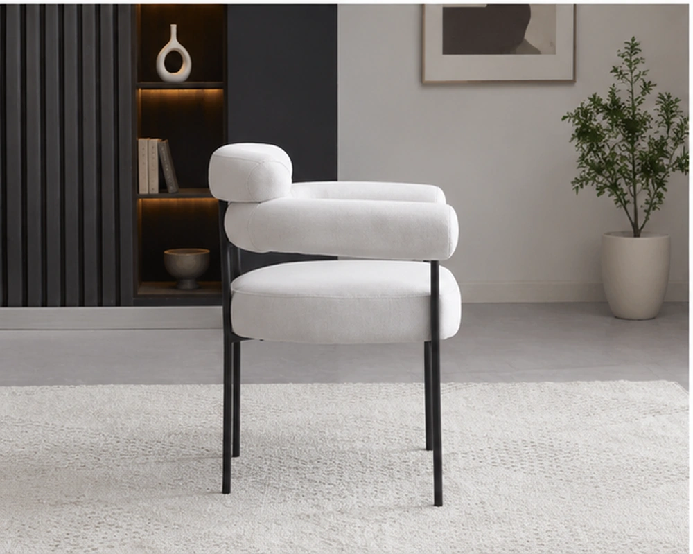 Chaise Confortable au Design Scandinave pour Repas – Image 3