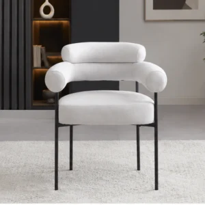 Chaise Confortable au Design Scandinave pour Repas
