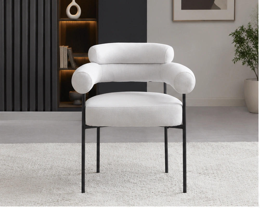 Chaise Confortable au Design Scandinave pour Repas