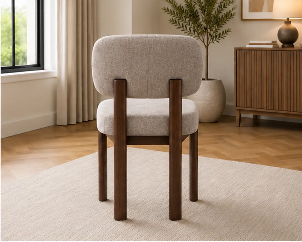 Chaise Design Confortable avec Dossier Soutien - Lot de 4/6 Chaises - Chaises en Bois – Image 3