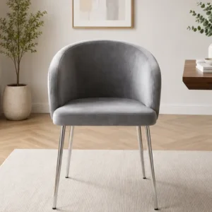 Chaises Contemporaine Gris - Chaises Design Confort pour Table à Manger - Chaises