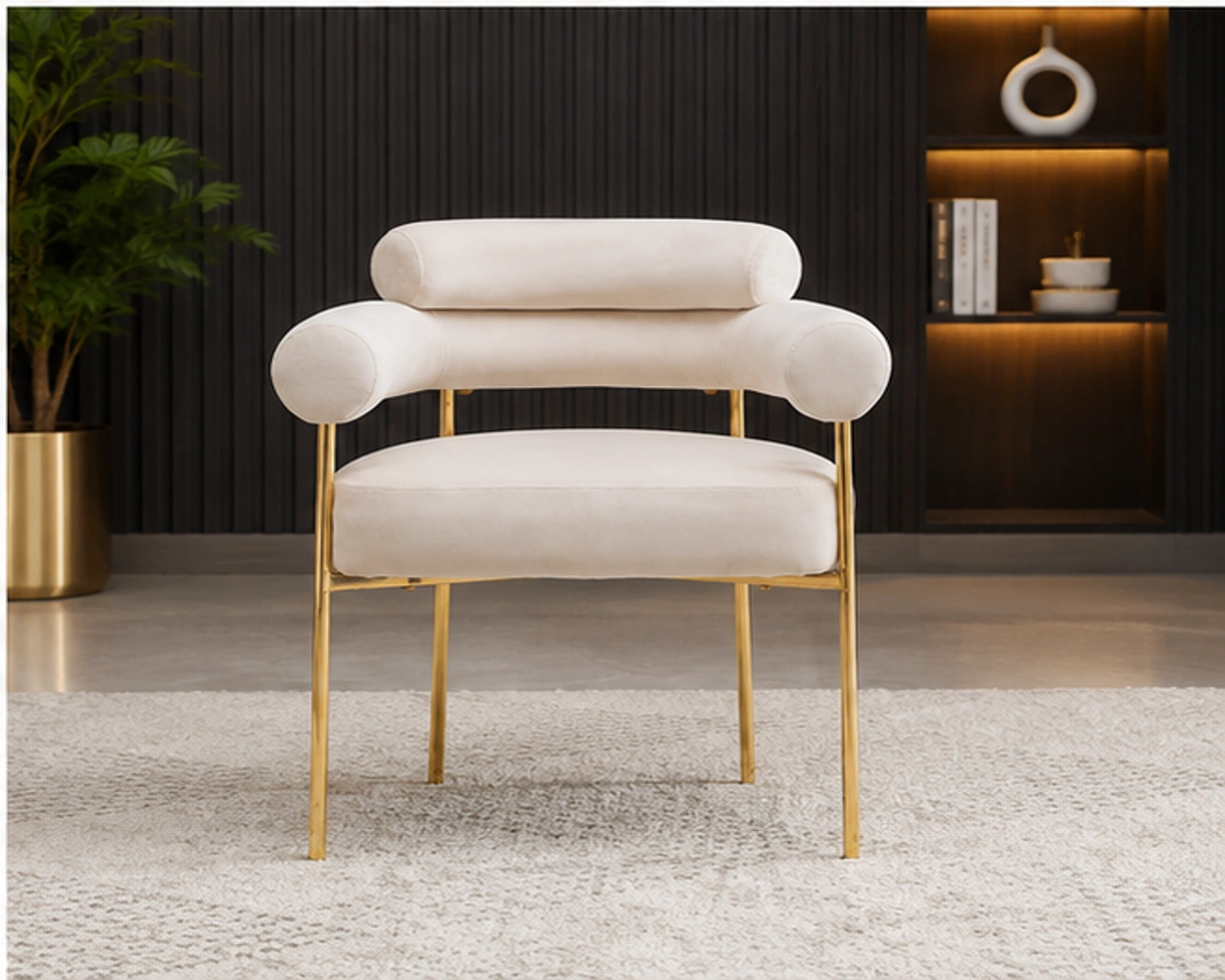 Table de repas confortable – Style chic neuf – Image 2