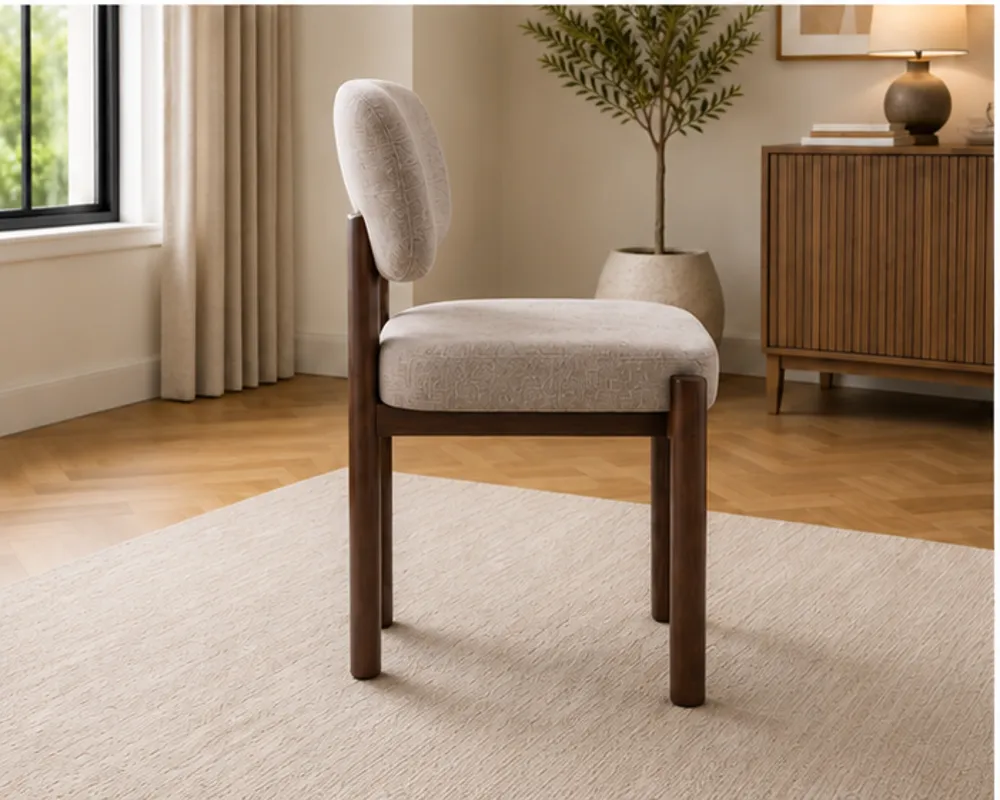 Chaise Design Confortable avec Dossier Soutien - Lot de 4/6 Chaises - Chaises en Bois – Image 2