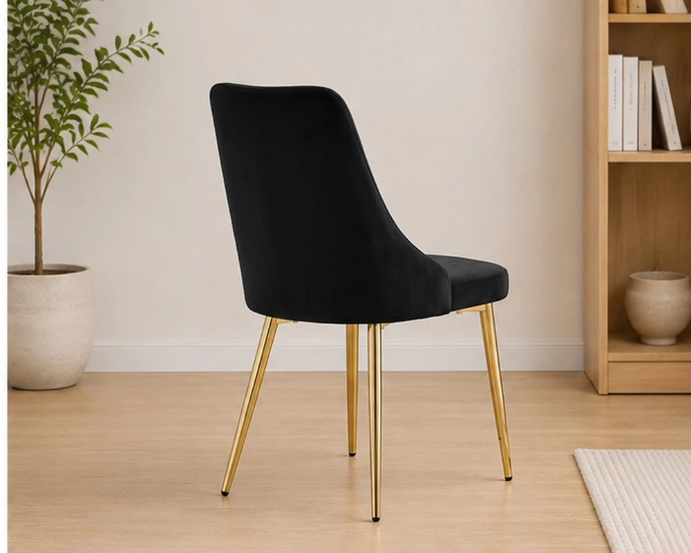 Chaise Confortable avec Dossier Soutenant pour Repas – Image 3