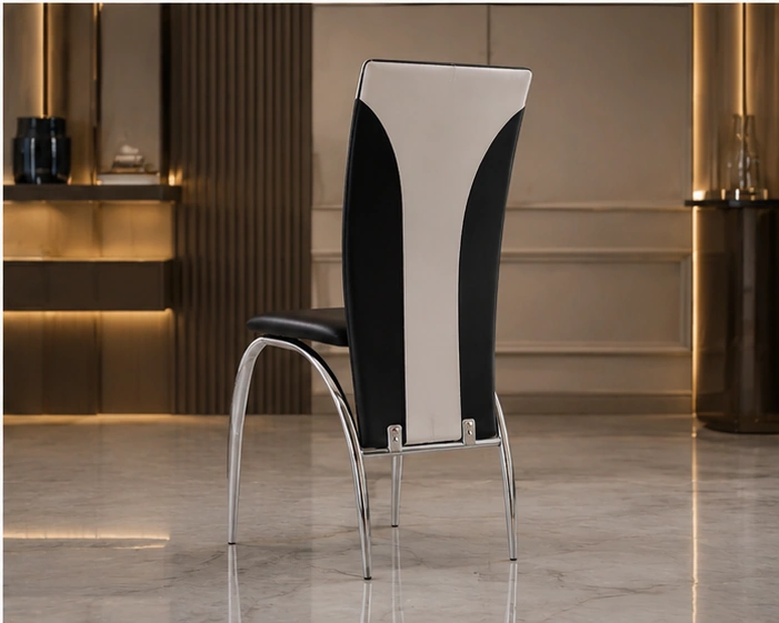 Chaise de table confortable 4 et 6 – chaise élégante au dossier rembourré – Image 2