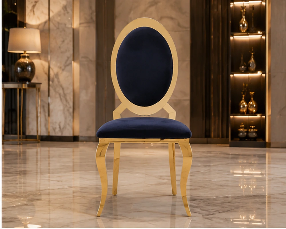 Chaise de repas design 4 et 6 – chaise capitonnée en velours