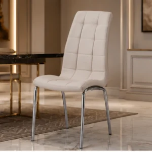 Chaise capitonnée salle à manger 4 et 6 chaises – assise rembourrée et élégante