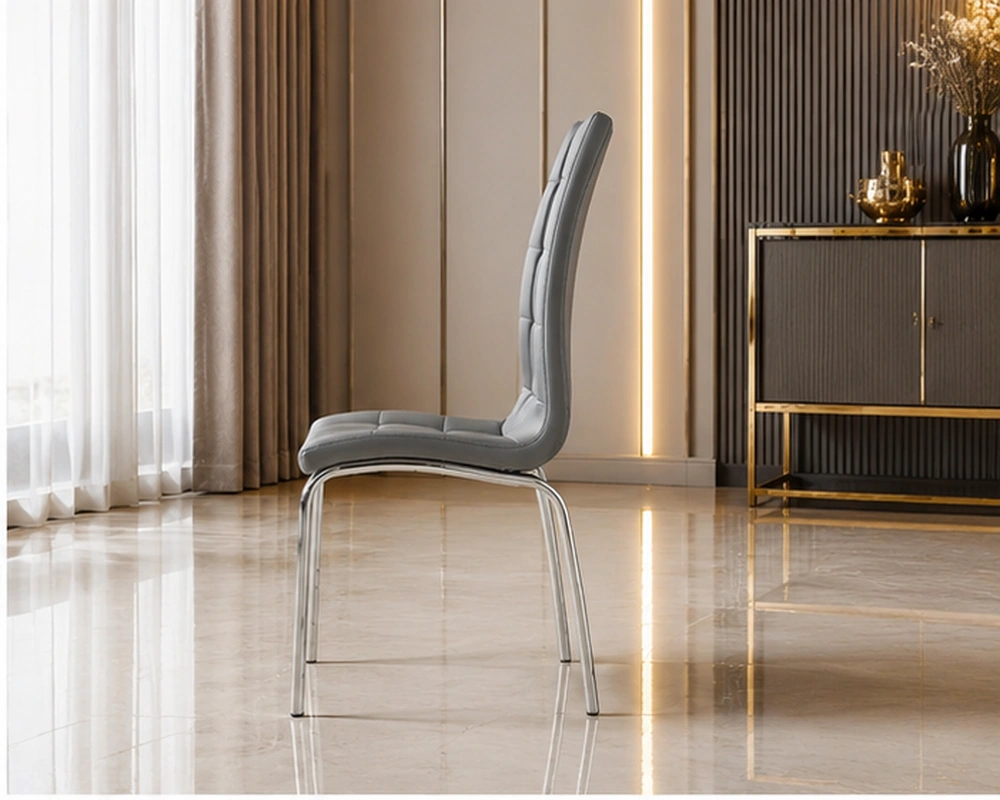 Chaise de salle à manger premium 4 et 6 chaises – chaise velours confortable et chic – Image 4