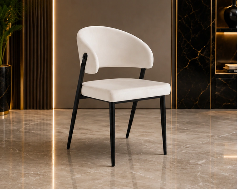 Chaise de Salle à Manger Moderne – Design Élégant Disponible en Lot de 4 ou 6 – Image 4