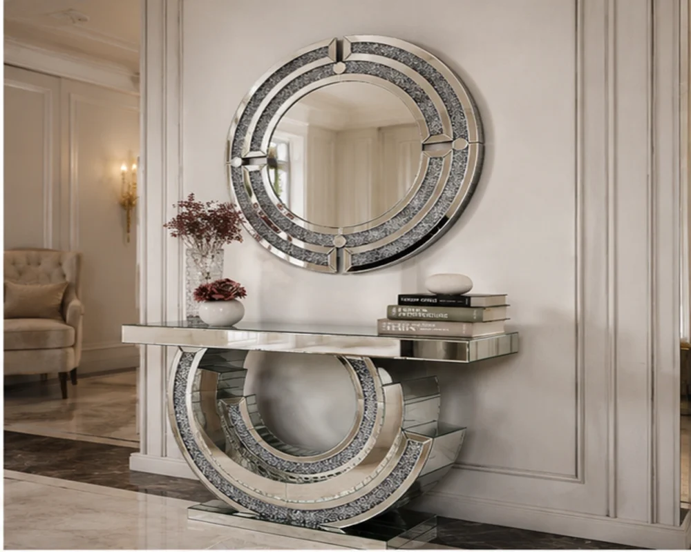 Console d'Entrée Contemporaine Premium | Console Élégante Design Moderne