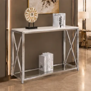 Console Design Haut de Gamme | Console Élégante Style Parisien