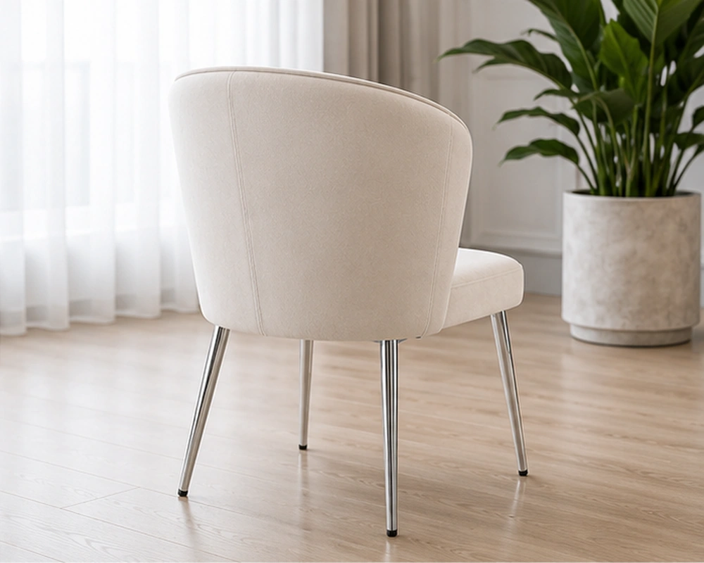 Chaise de salle à manger élégante - Chaise confortable au design moderne pour maison et appartement – Image 5