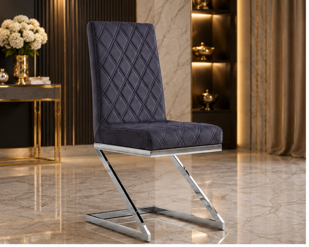 Chaise rembourrée pour salle à manger - Assise confortable et style contemporain pour intérieur moderne – Image 2