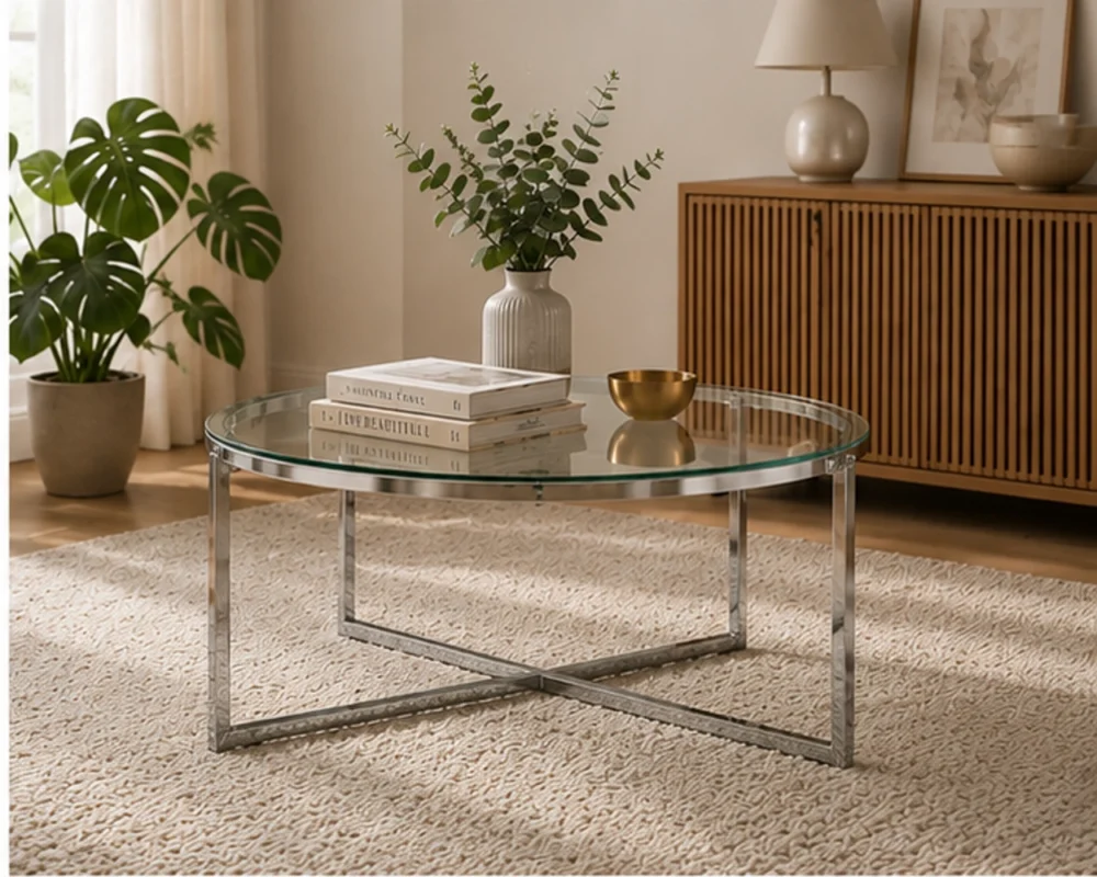 Table Basse Chic et Contemporaine – Meuble Design Moderne pour Salon et Espace de Vie