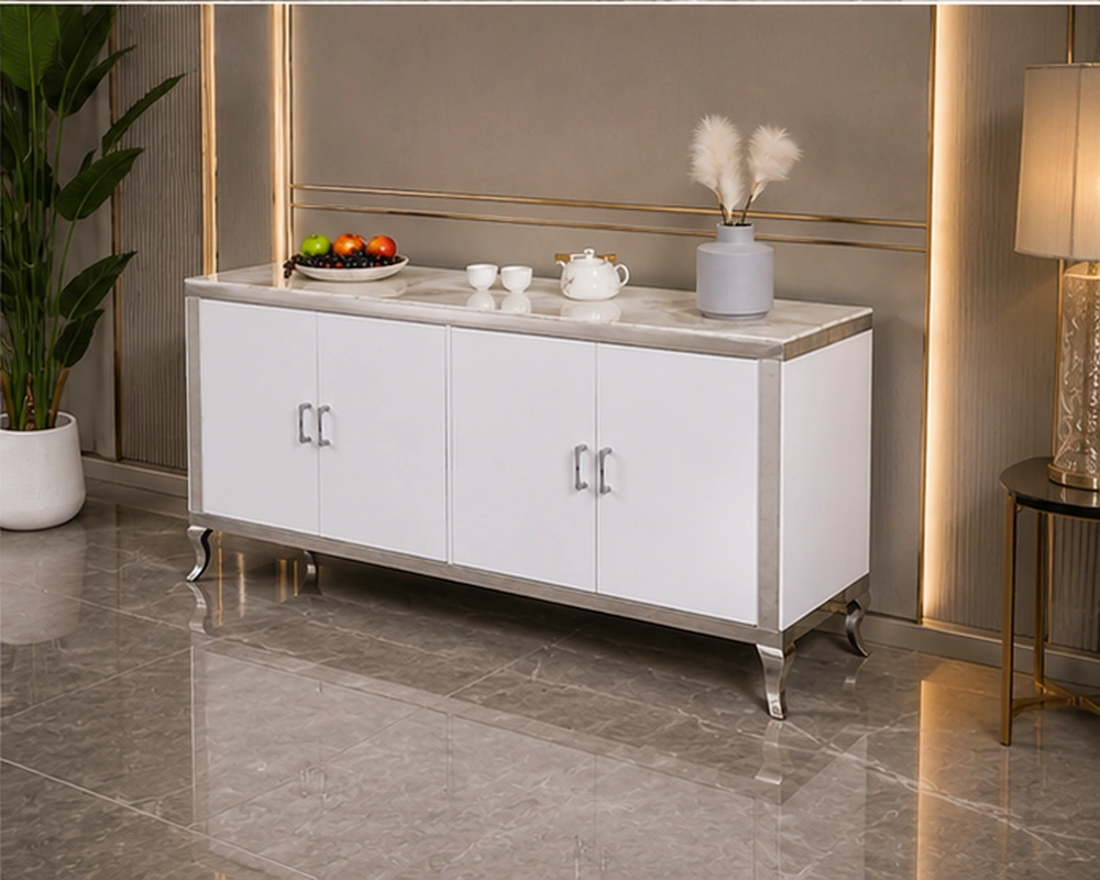 Buffet Design en Marble – Meuble Buffet Design – Marble et Finition Élégante
