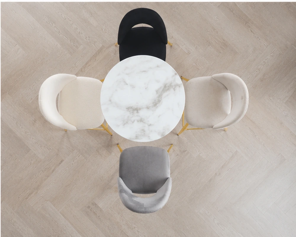 Ensemble Table et 4 Chaises Contemporaines – Design Moderne et Élégant pour Votre Espace Repas – Image 5