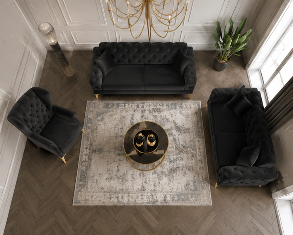 Salon 3+2+1 Élégant - Ensemble de Canapés Premium pour Maison Moderne et Raffinée